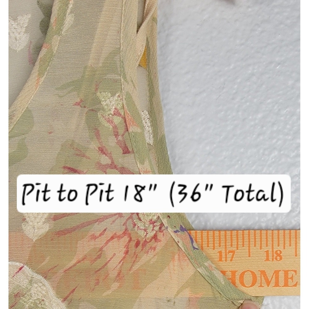 Sundance Silk Floral Maxi Dress Embroidered Lace Cottagecore Boho Fairy Small - Picture 6 of 9